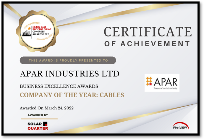 Company of the Year (Cables) - Image 1