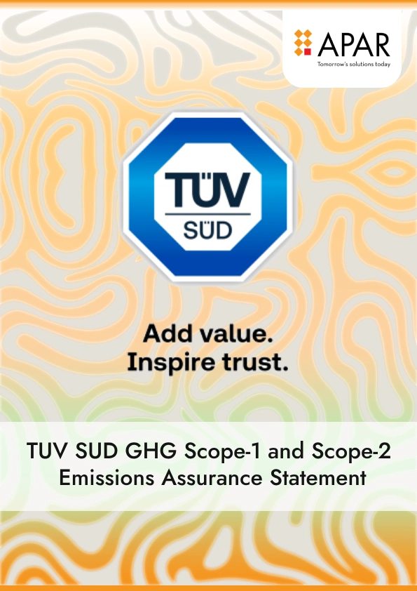 TUV SUD GHG Scope-1 and Scope-2 Emissions Assurance Statement